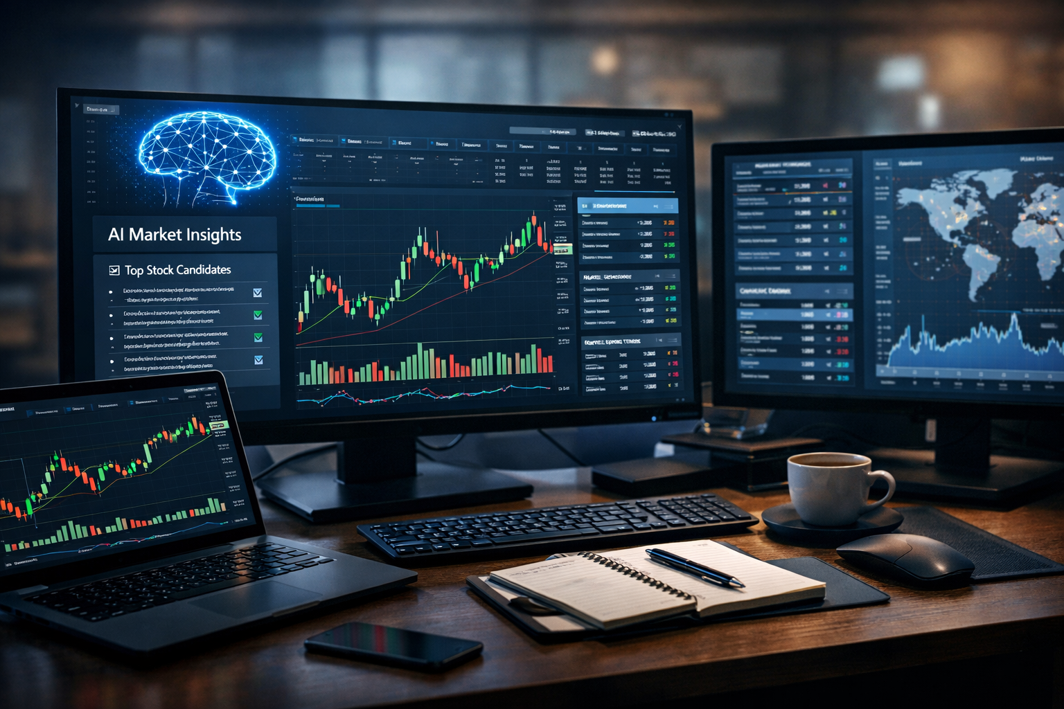 AI-assisted market research workspace